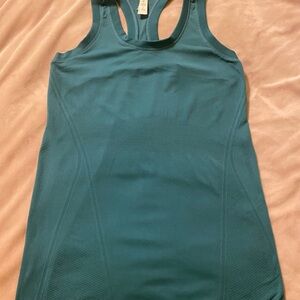 Athleta Teal Racerback Tank Top